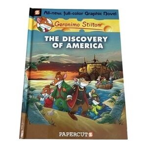 Geronimo Stilton Graphic Novel #1 Discovery of America Hardback Illustrated Book
